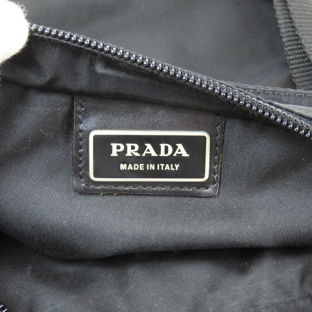 Prada logo plate Black Shoulder Crossbody bag - Picture 6 of 11